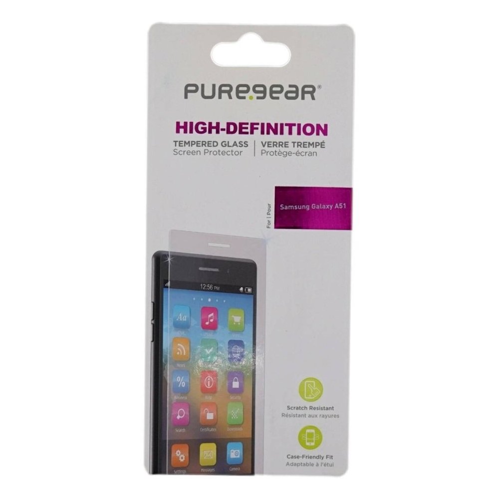 Pure Gear High Definition Tempered Glass for Samsung Galaxy A51  New